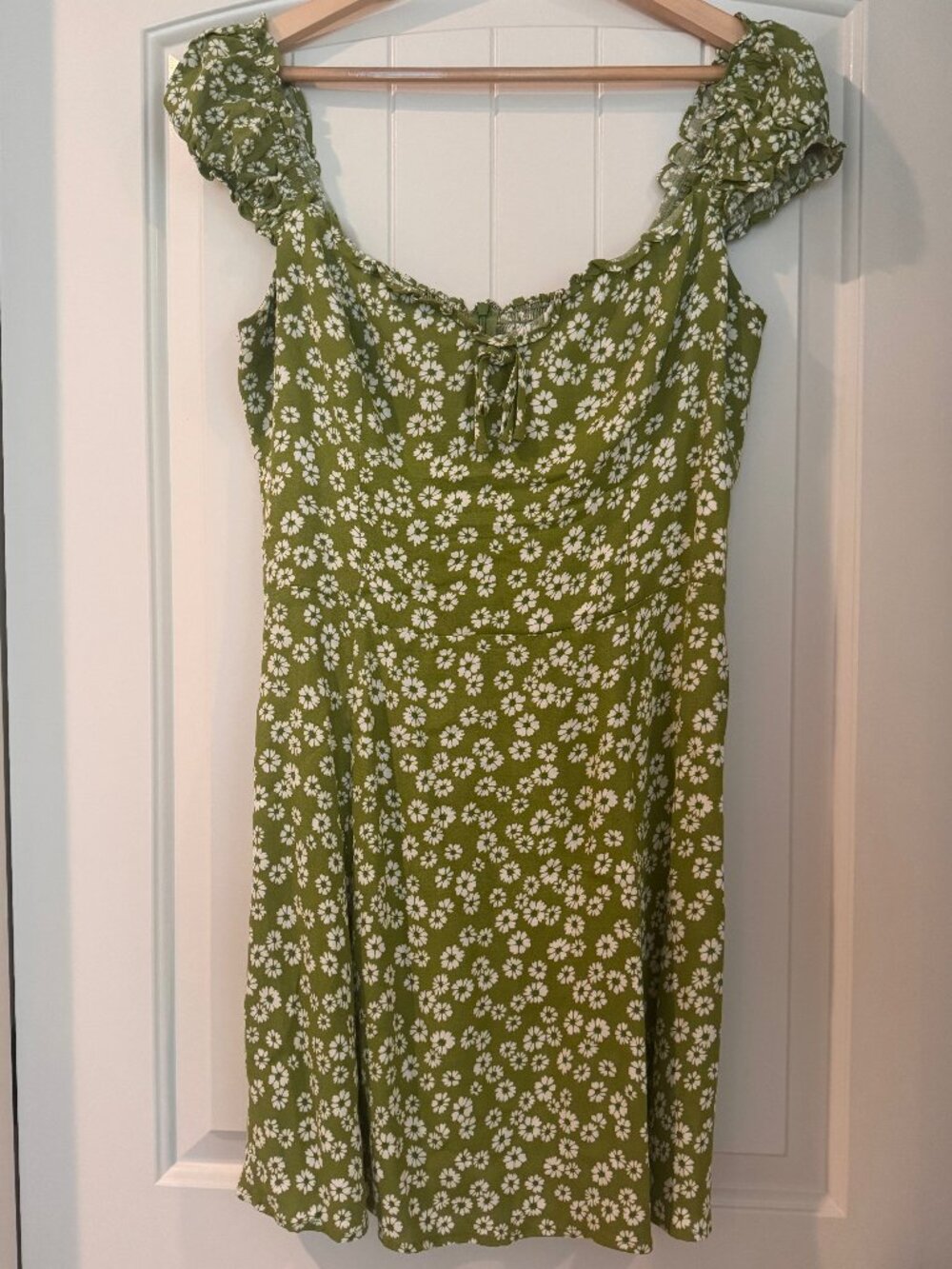 Green Reformation Mini Dress